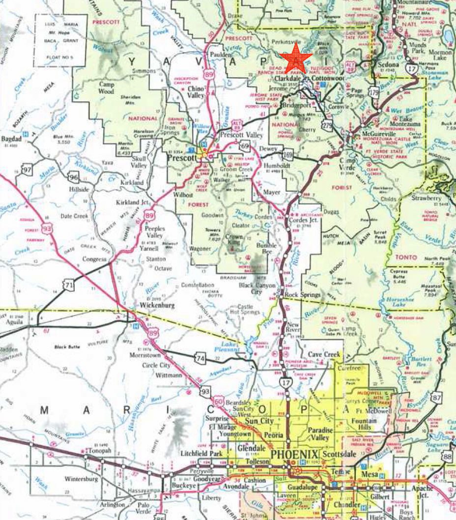 Gold Tooth Claim Yavapai County, Arizona Headquarters West