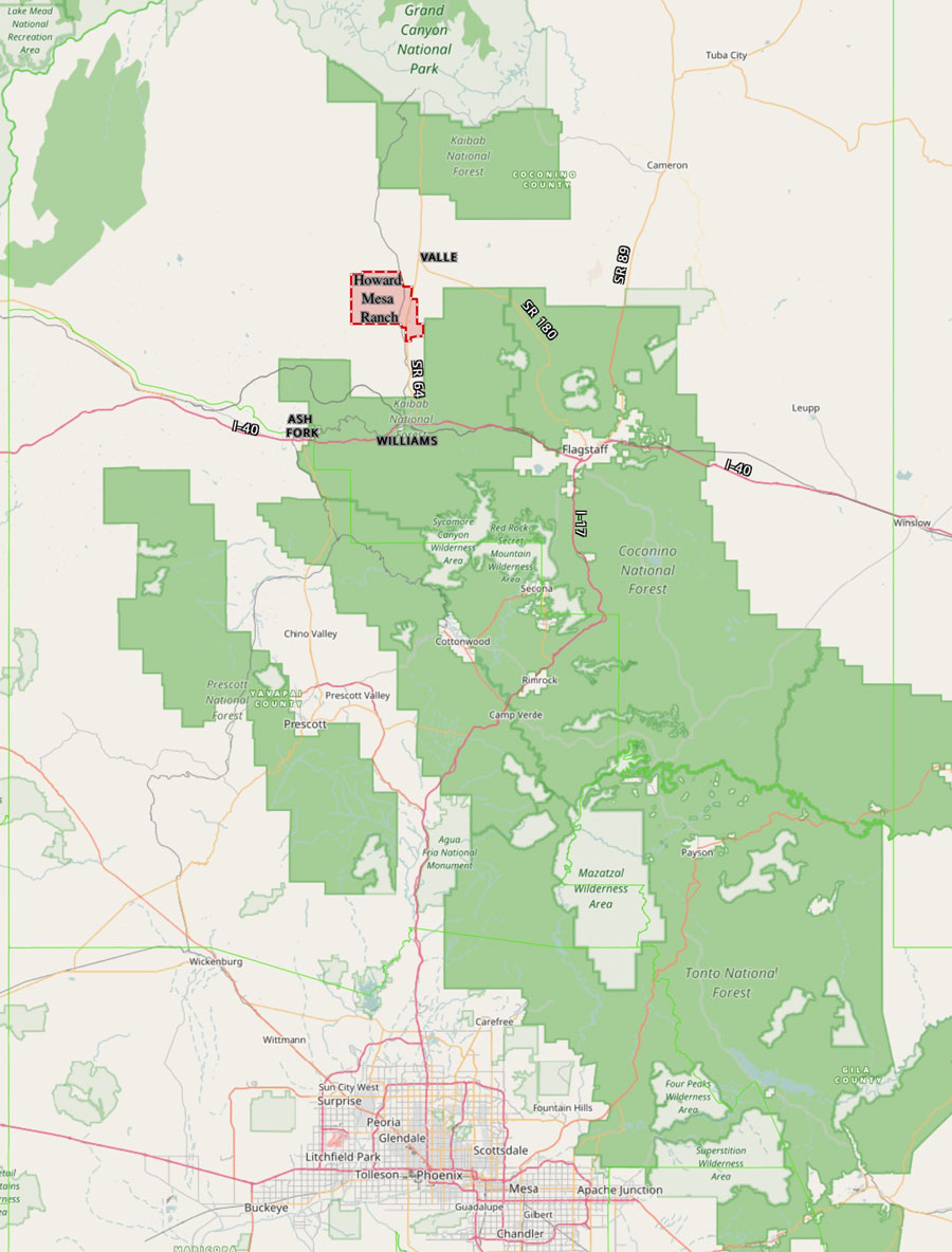 Howard Mesa Ranch, Coconino County Headquarters West