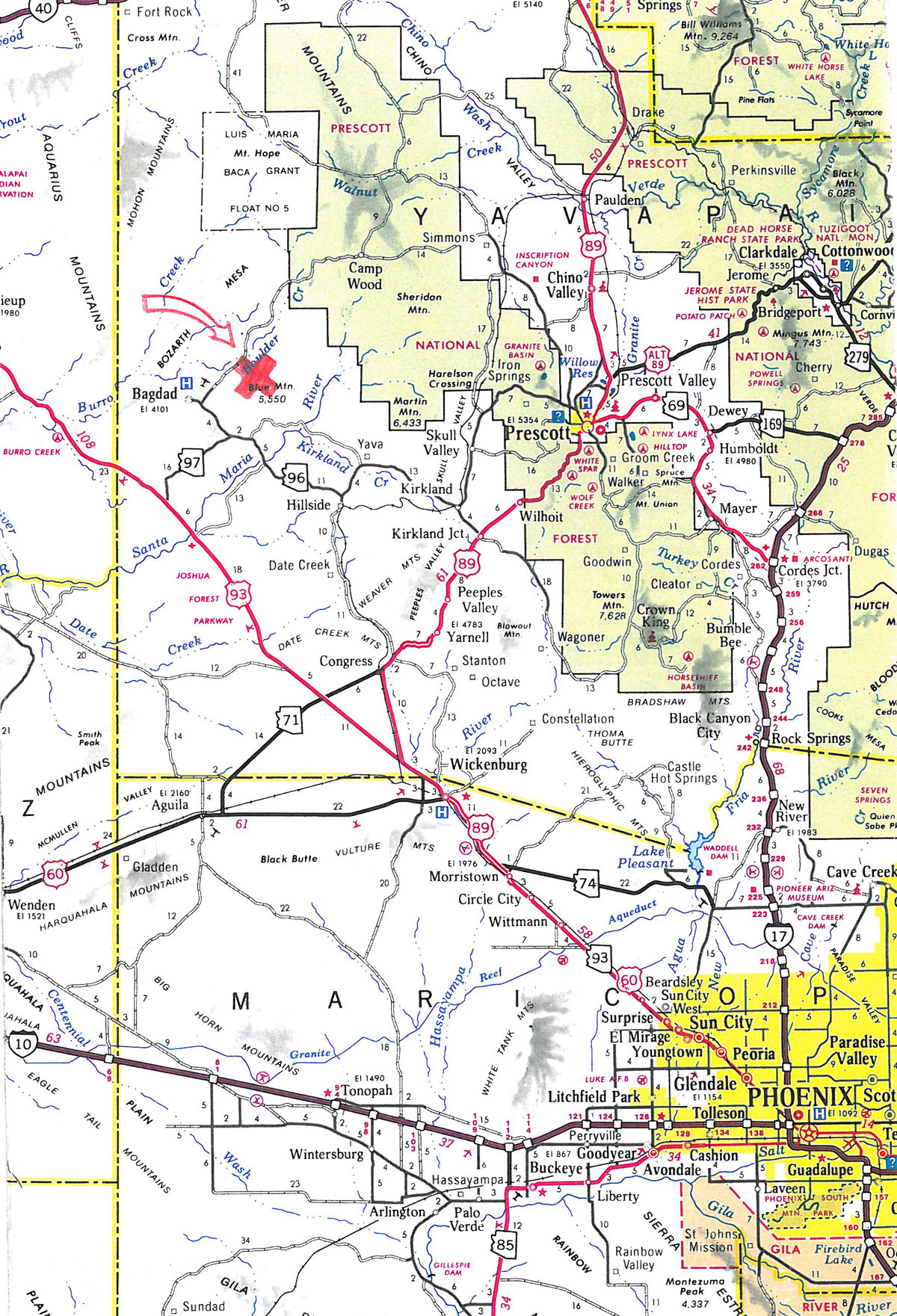 Wildhorse Basin Ranch Yavapai County, AZ Headquarters West Ltd.