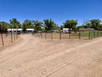 Circular driveway to home and around pasture