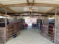 8 stall powder river horse barn