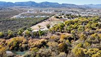 Fall aerial from river toward Camp Verde
