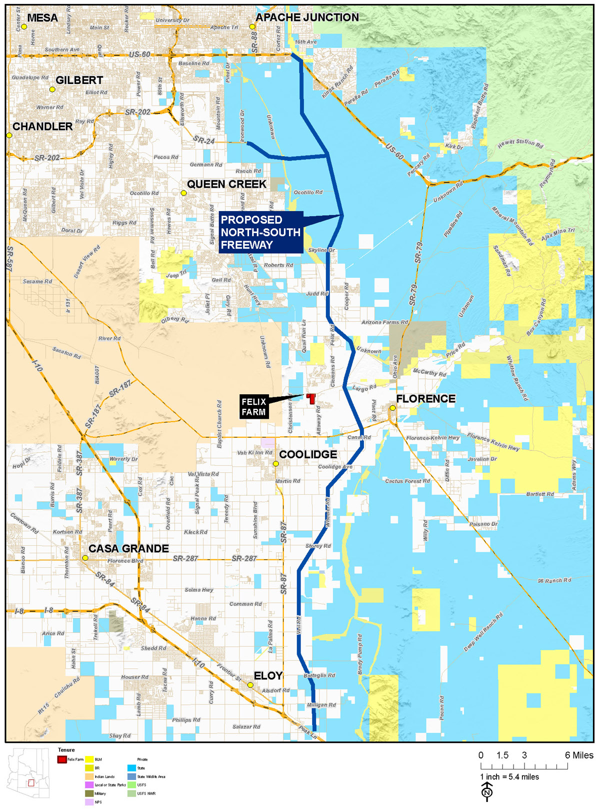 Nsa/css Freeway Exit Proposed N-S Freeway