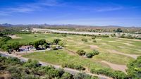 Walking L headquarters aerial - southwest